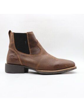 Phantom Rider Dorton Brown Leather Boots Men's Size 11 EE Chelsea Boots PH5028